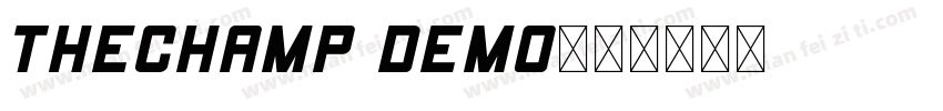THECHAMP DEMO字体转换